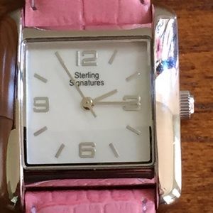 Sterling Signatures 925 watch with mother of pearl